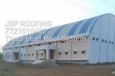 Trussless Curved Roof System